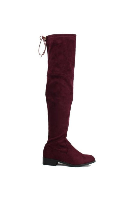 Over the Knee Suede Boot