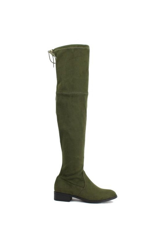 Over the Knee Suede Boot