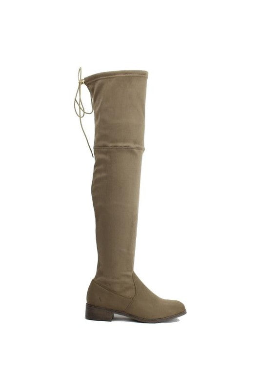 Over the Knee Suede Boot
